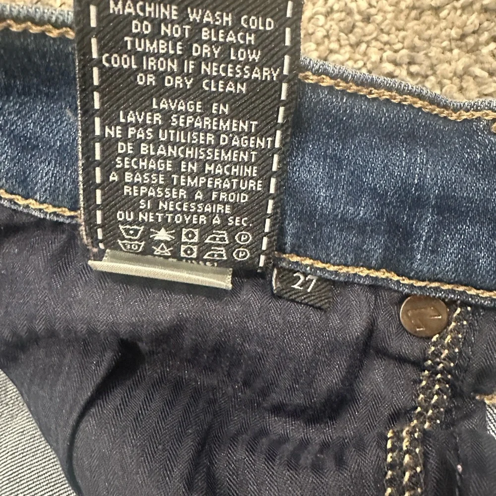 7 For All Mankind B(Air) Ankle Skinny Jeans | Women's 27 | Stretch Denim